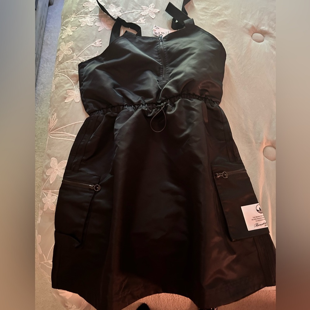 Adidas Black Midi Dress